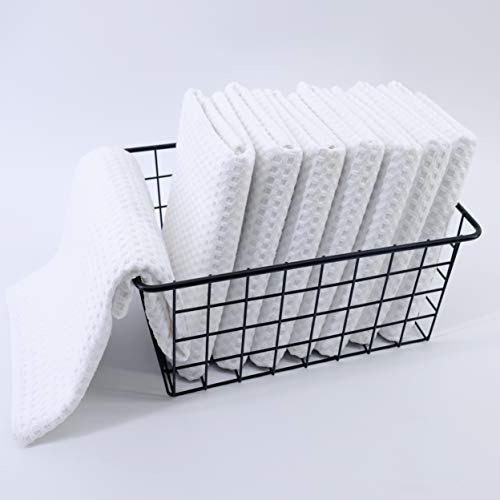 380 GSM Microfiber Waffle Kitchen Dish Tea Towel (8 Count)