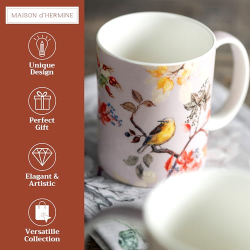 Coffee Mug with Handles Tea Cups (2 Count)