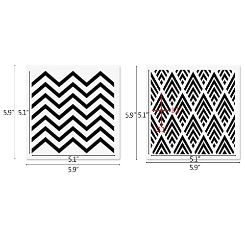 6x6in Cookie Stencils for Royal Icing Cookies Sugar Cookie (16 Count)