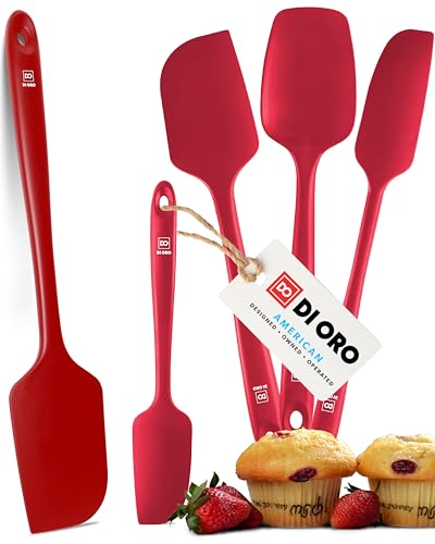 DI ORO Silicone Spatula Set (5 Count)
