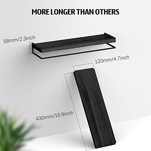 Floating Shelves Wall Mounted Set of 2 (2 Count)