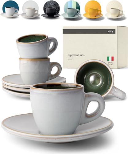 Stoneware Espresso Cups (4 Count)