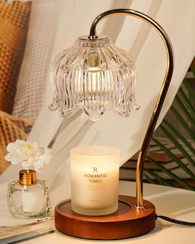 Flower Candle Warmer Lamp with Timer