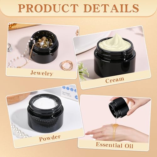 Glass Jars with Lids (24 Count)