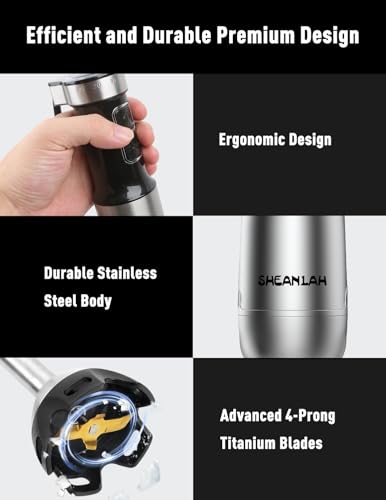 1000W Powerful Immersion Blender handheld