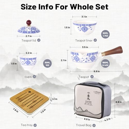 Porcelain Chinese Gongfu Tea Set