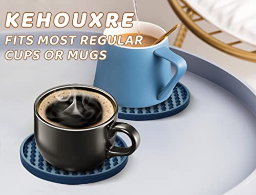 6 Pcs Drink Coaster with Holder Non