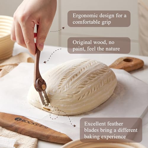 Bread Lame Dough Scoring Tool with Blade Cover (6 Count)