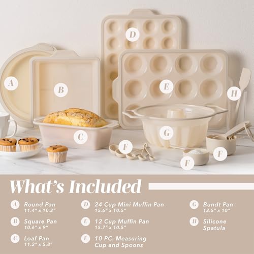 17 Pc. Silicone Baking Pan Set (17 Count)