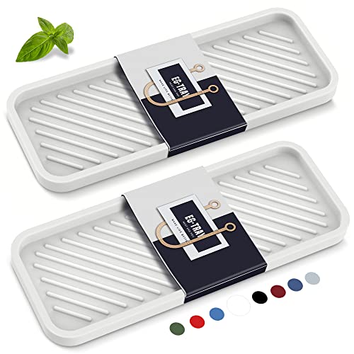 Kitchen Silicone Sink Organizer Tray (2 Count)