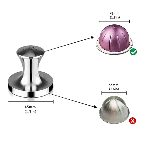 Stainless Steel Espresso Coffee Tamper Filling Tool 45mm