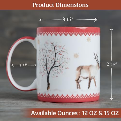 Coffee Mug with Handles Tea Cups (2 Count)