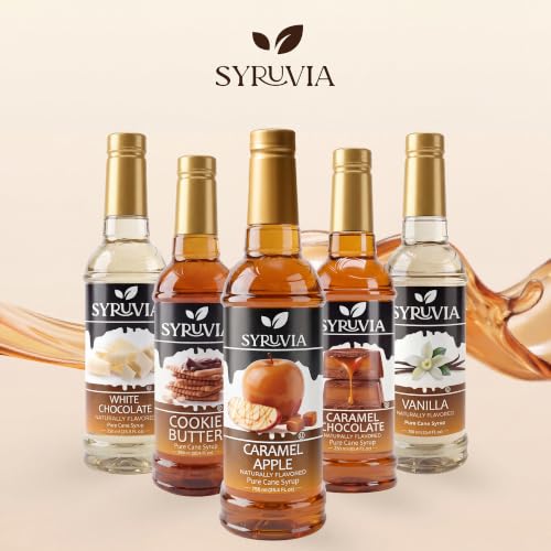 Coffee Syrup Caramel Apple Flavored Syrup for Drinks (25.4 Fl Oz)