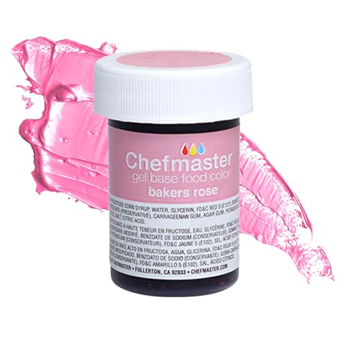 Rose Pink Gel Food Coloring
