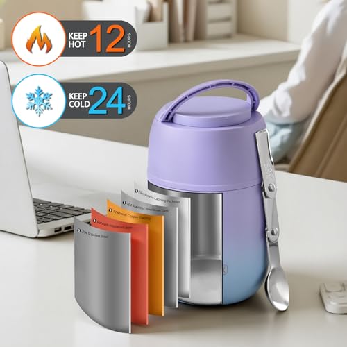 17 oz Insulated Lunch Containers Hot Food Jar