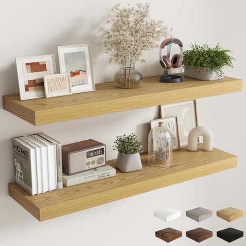 12 Inch Deep Floating Shelves (2 Count)