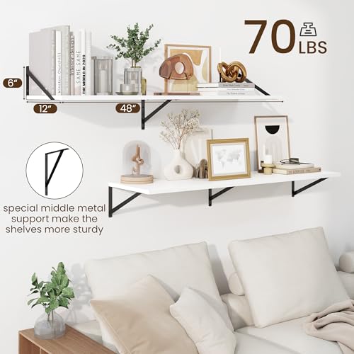 Floating Shelves for Wall (2 Count)
