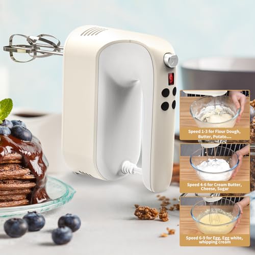 9 Speed Digital Hand Mixer Electric