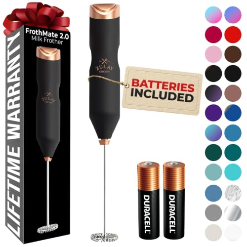 Powerful Frother Wand AA Batteries Included