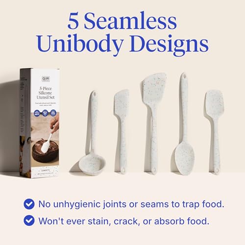 5 Piece Silicone Kitchen Utensils Set (5 Count)