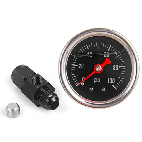 Universal 0 100psi Fuel Pressure Gauge 1