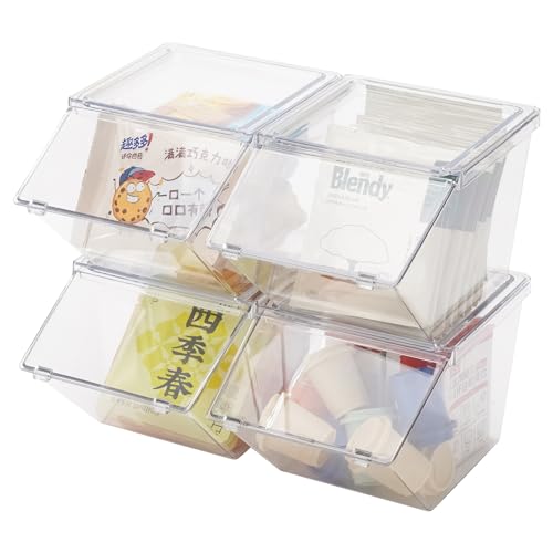 Front Opening Stackable Tea Bag Organizer (4 Count)