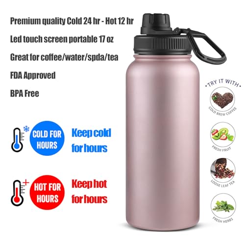 Infuser Water Bottle with Removable Strainer for loose leaf Tea 18