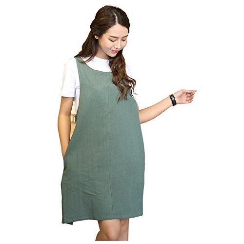 Soft Cotton Linen Apron Solid Color Halter Cross Bandage Aprons Japanese Style X Shape Kitchen Cooking Clothes Gift for Women Chef Housewarming