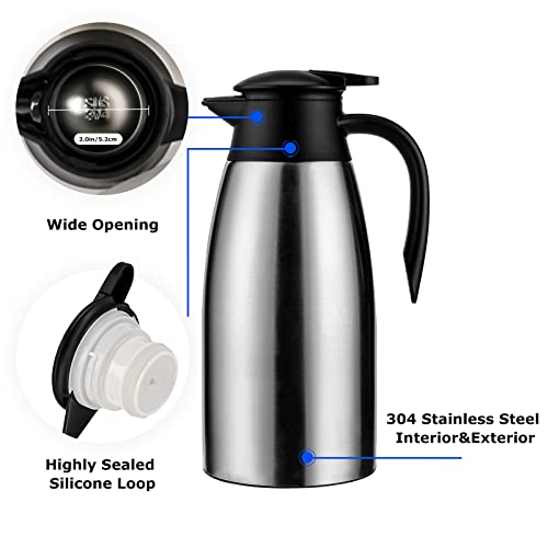 6 sets 70 oz Thermal Coffee Carafe for keeping hot (6 Count)