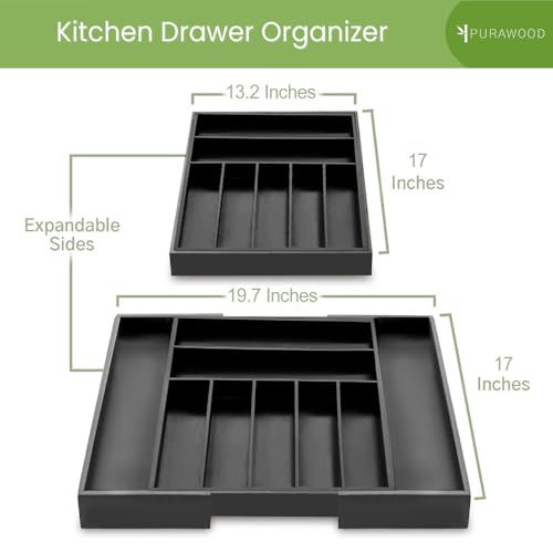 Bamboo Drawer Organizer