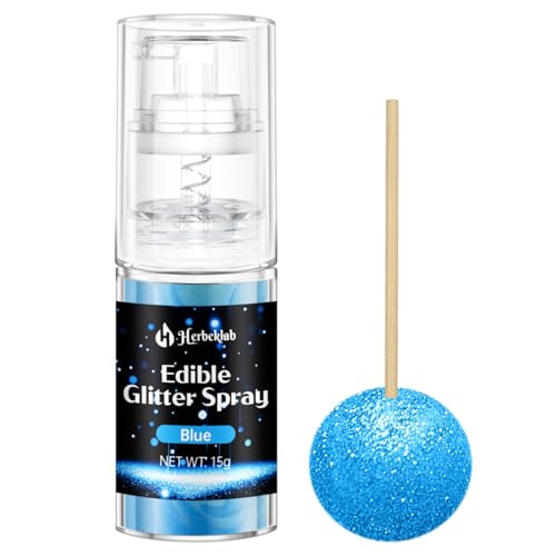 Blue Edible Glitter Spray