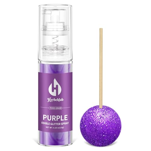 Purple Edible Glitter Spray