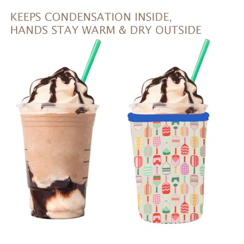 Reusable 3 Pack Iced Coffee Cup Sleeve (3 Count)