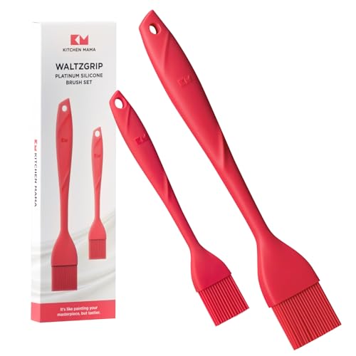 WaltzGrip Platinum Silicone Basting Pastry Brush (2 Count)