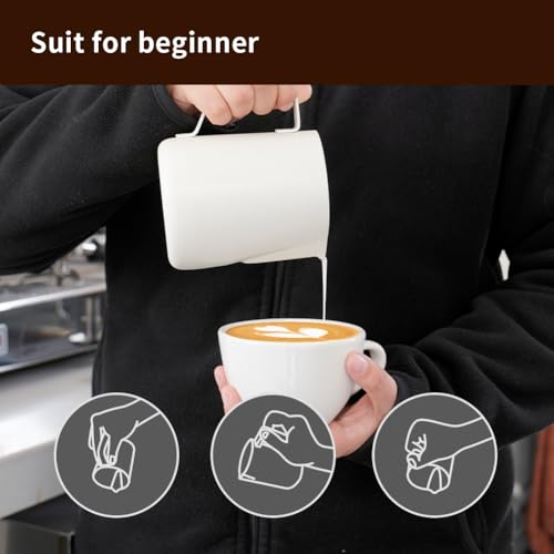 20oz Milk Frothing Pitcher Stainless Steel Espresso Steaming Jug