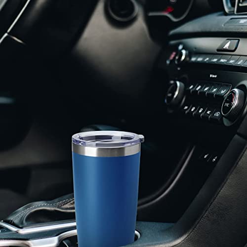 20oz Tumblers Stainless Steel Mugs with Lid Double Wall Vacuum Insulated Coffee Cups for Cold & Hot Drinks (12 Count)