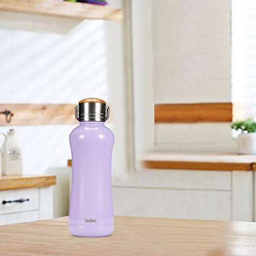 Mini Insulated Water Bottle With Bamboo Lid (11.8 Count)
