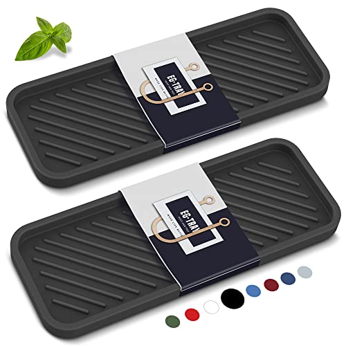 Kitchen Silicone Sink Organizer Tray (2 Count)