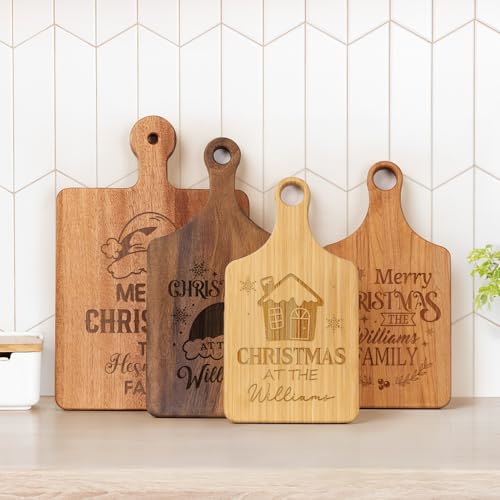 Engraved Christmas Cutting Board