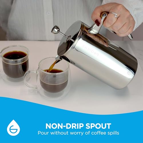 Dublin Double Wall Stainless Steel French Press