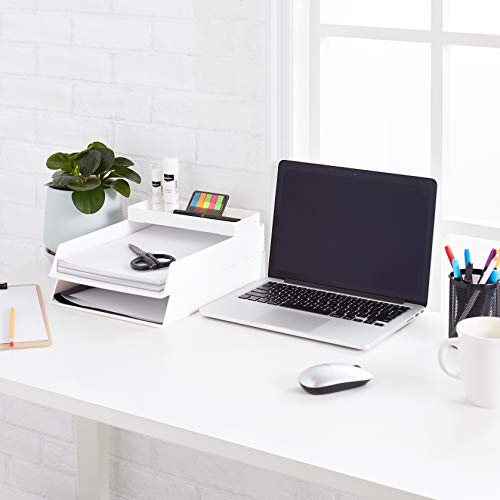 Rectangular Plastic Desk Organizer