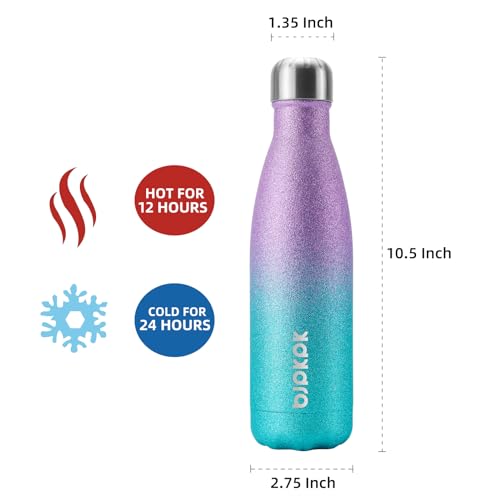 17 oz Small Insulated Water Bottle
