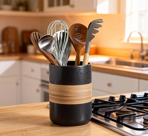 Large Coffee Container with Lid Ceramic Coffee Canister for Kitchen