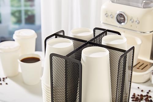 Paper Plastic Cup and Lid Holder Plastic Storage Organizer