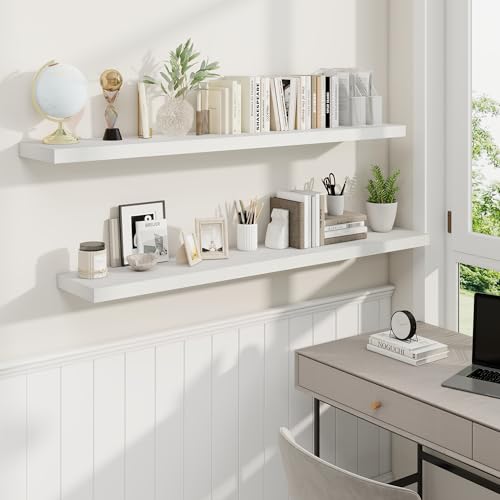 55 Inch Fireplace Mantel Shelf (2 Count)