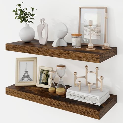 24 Inch Floating Shelves (2 Count)