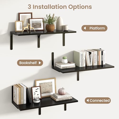 Floating Shelves for Wall (2 Count)