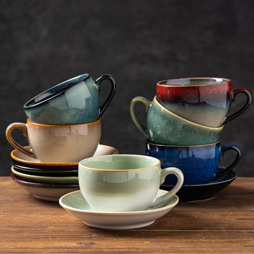 Porcelain Coffee Cup with Saucer Spoon