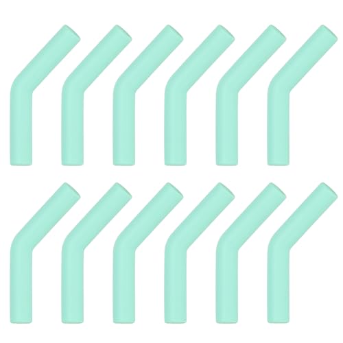 12Pcs Silicone Straw Tips (12 Count)