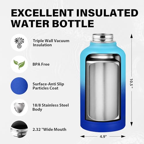 Insulated Water Bottle 64 oz